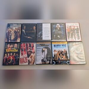 Collection of 10 Movies on DVD. All New in Original Packaging